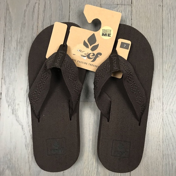 reef sandy flip flops brown